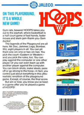 Hoops (Europe) box cover back